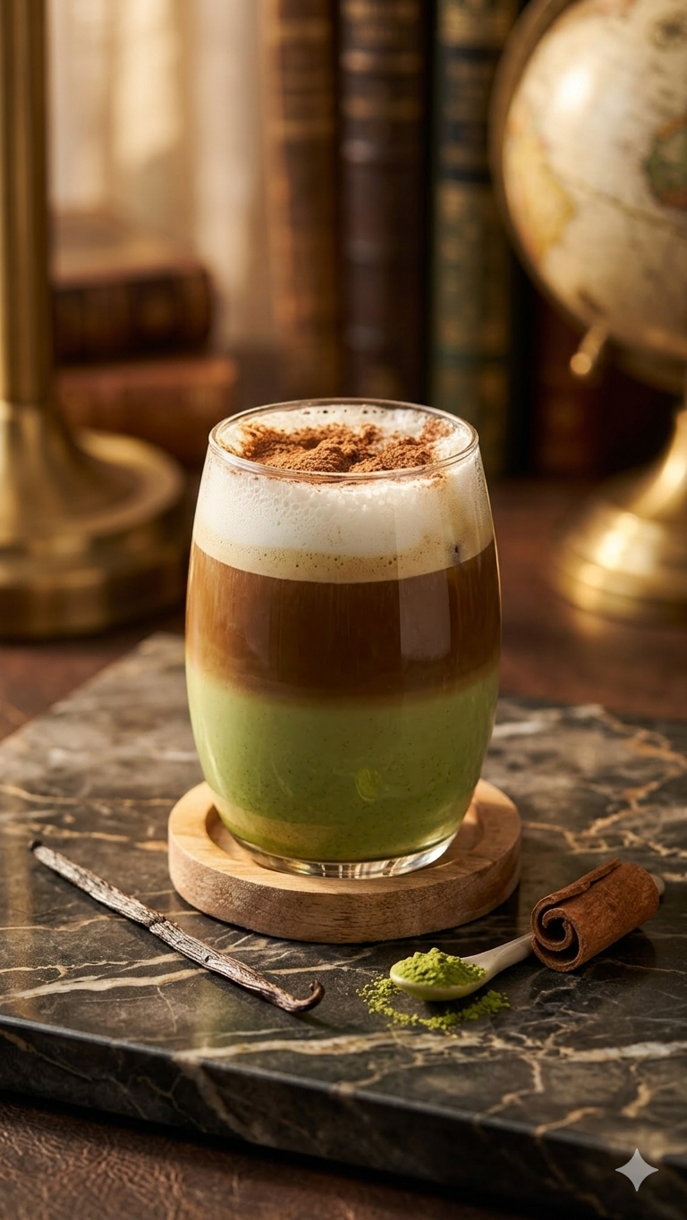 Matcha Latte Dalgona
